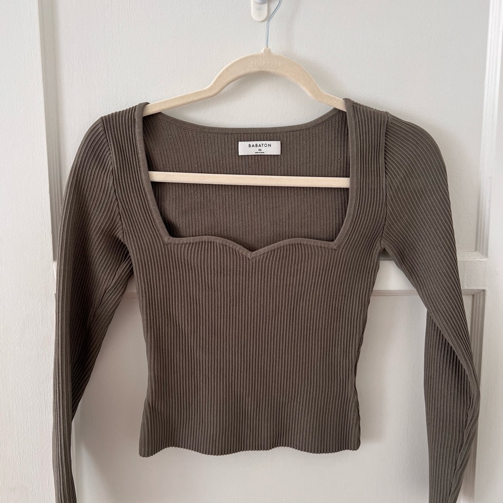 Aritzia Sculpt Knit Top